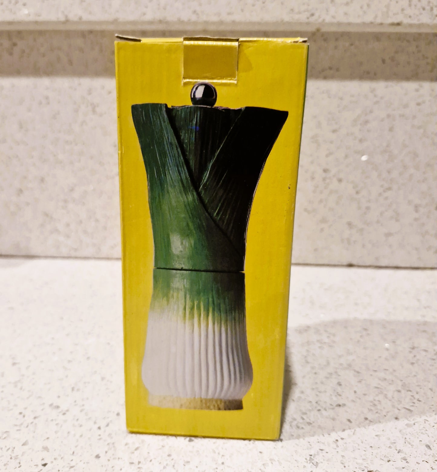 Sagaform Pepper Mill Grinder, Leek Shaped: Rare, 90s, Vintage, Retro Kitchen