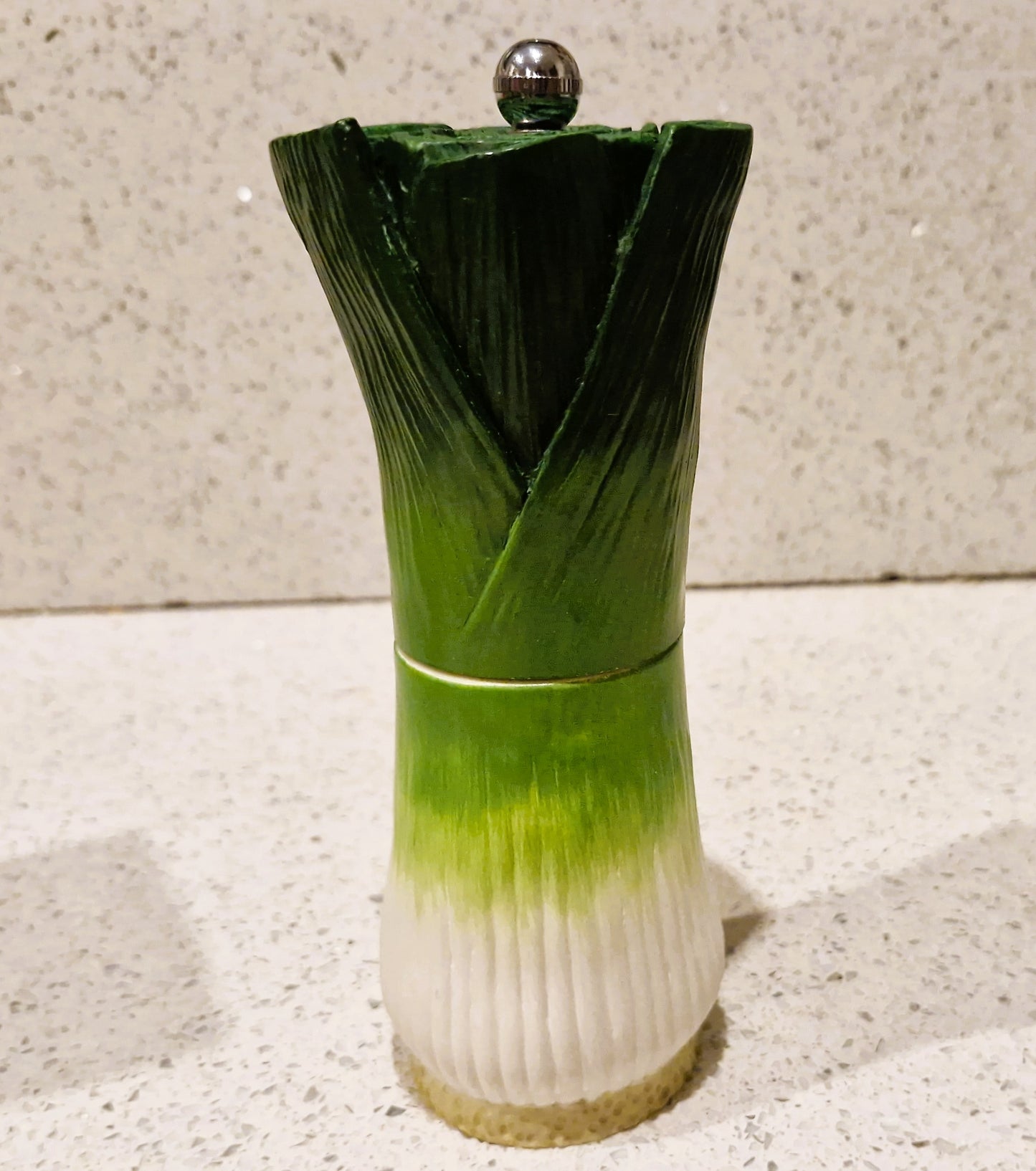 Sagaform Pepper Mill Grinder, Leek Shaped: Rare, 90s, Vintage, Retro Kitchen