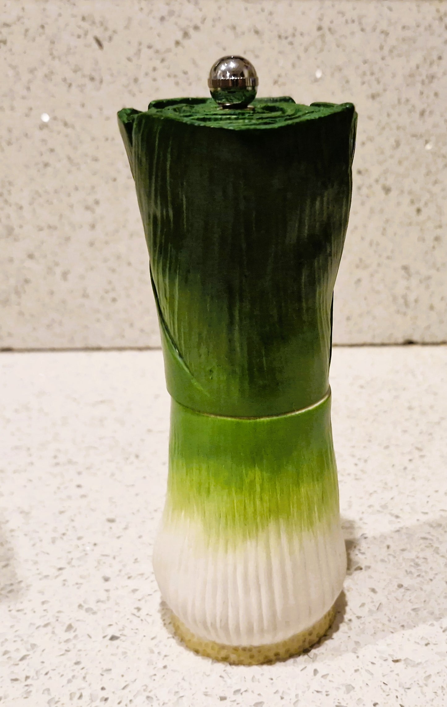 Sagaform Pepper Mill Grinder, Leek Shaped: Rare, 90s, Vintage, Retro Kitchen