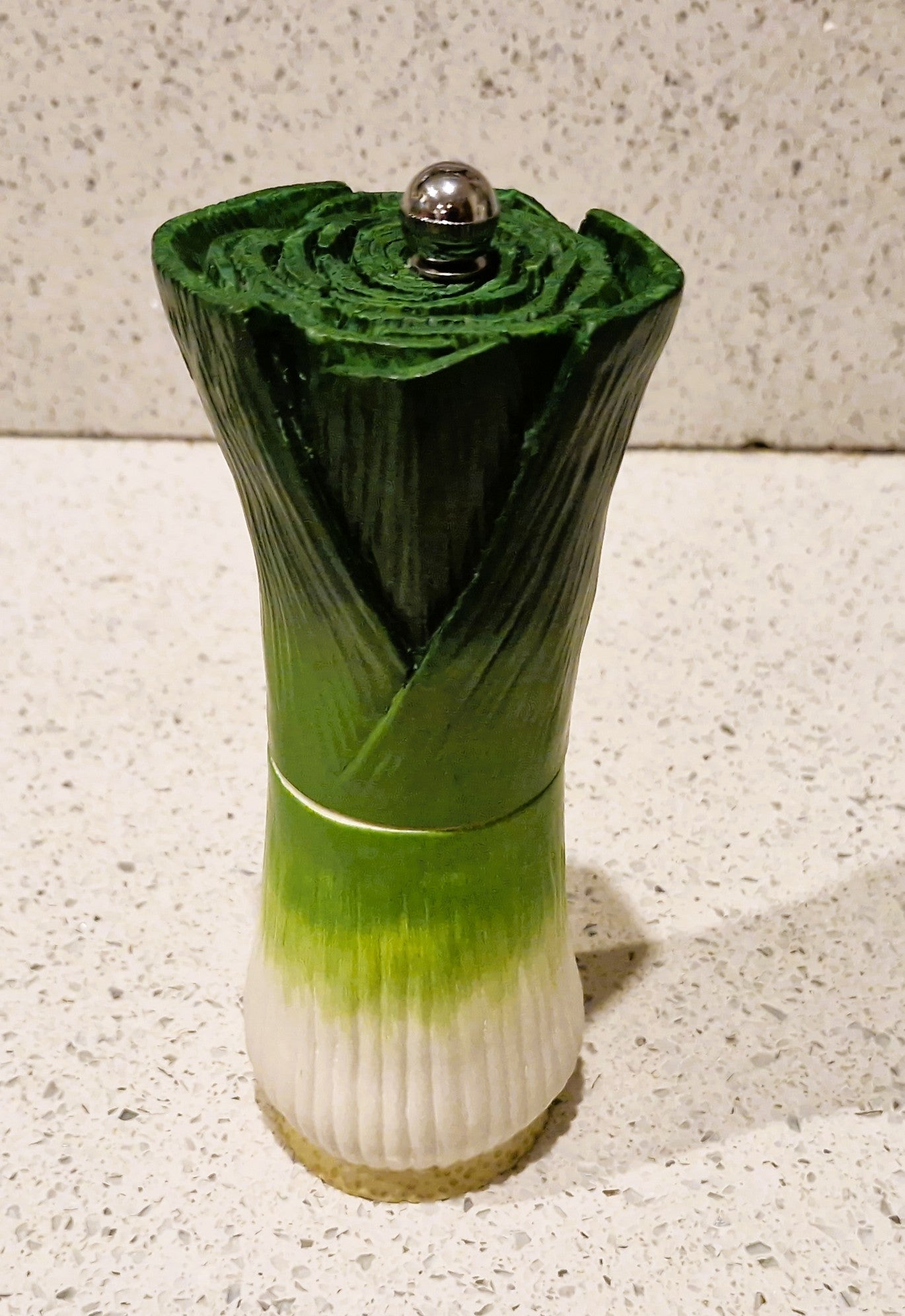 Sagaform Pepper Mill Grinder, Leek Shaped: Rare, 90s, Vintage, Retro Kitchen