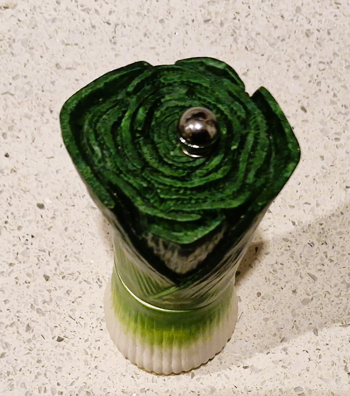 Sagaform Pepper Mill Grinder, Leek Shaped: Rare, 90s, Vintage, Retro Kitchen