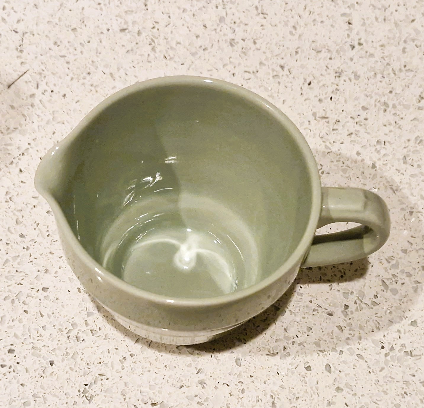 Wood's Beryl Ware jug, Woods Ware, Beryl ware, 1960s, Milk Jug, Beryl green, Made in England