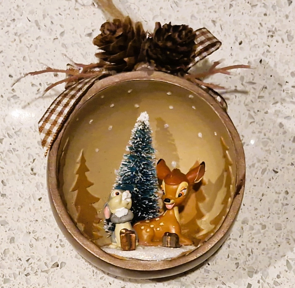 Disney Bambi and Thumper Christmas tree decoration/ornament: Bambi, Thumper, Disney, Christmas Tree Ornament, Rare