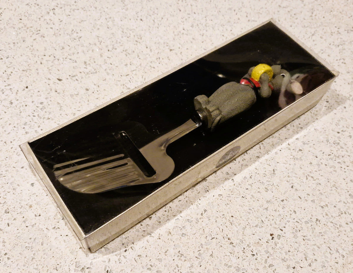 Vintage Sagaform Mice Cheese Slicer: Cheese Knife, Sagaform Mouse