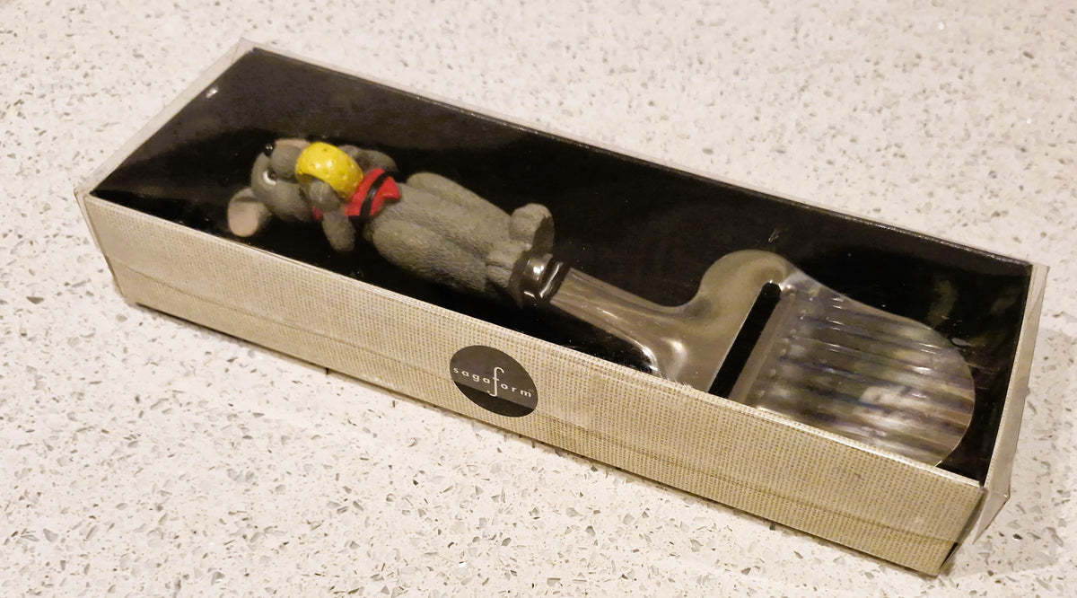 Vintage Sagaform Mice Cheese Slicer: Cheese Knife, Sagaform Mouse