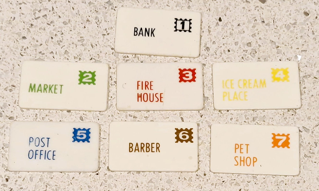 Vintage Fisher Price Main Street Set: Little People Town w/ Vehicles & Figures - BOXED