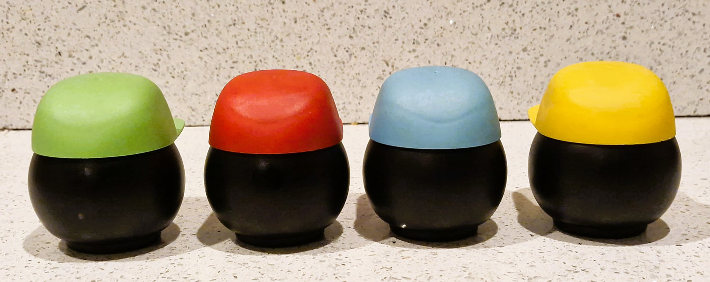 PINGU,  BLUE HAT, Pingu Ice Cream Tub, Hats as Lids, Very Rare, 90s Nostalgia, Vintage, Pingu Toys