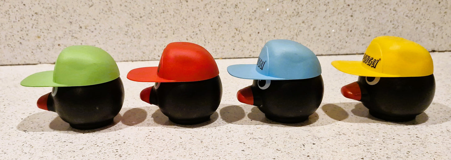 PINGU,  BLUE HAT, Pingu Ice Cream Tub, Hats as Lids, Very Rare, 90s Nostalgia, Vintage, Pingu Toys