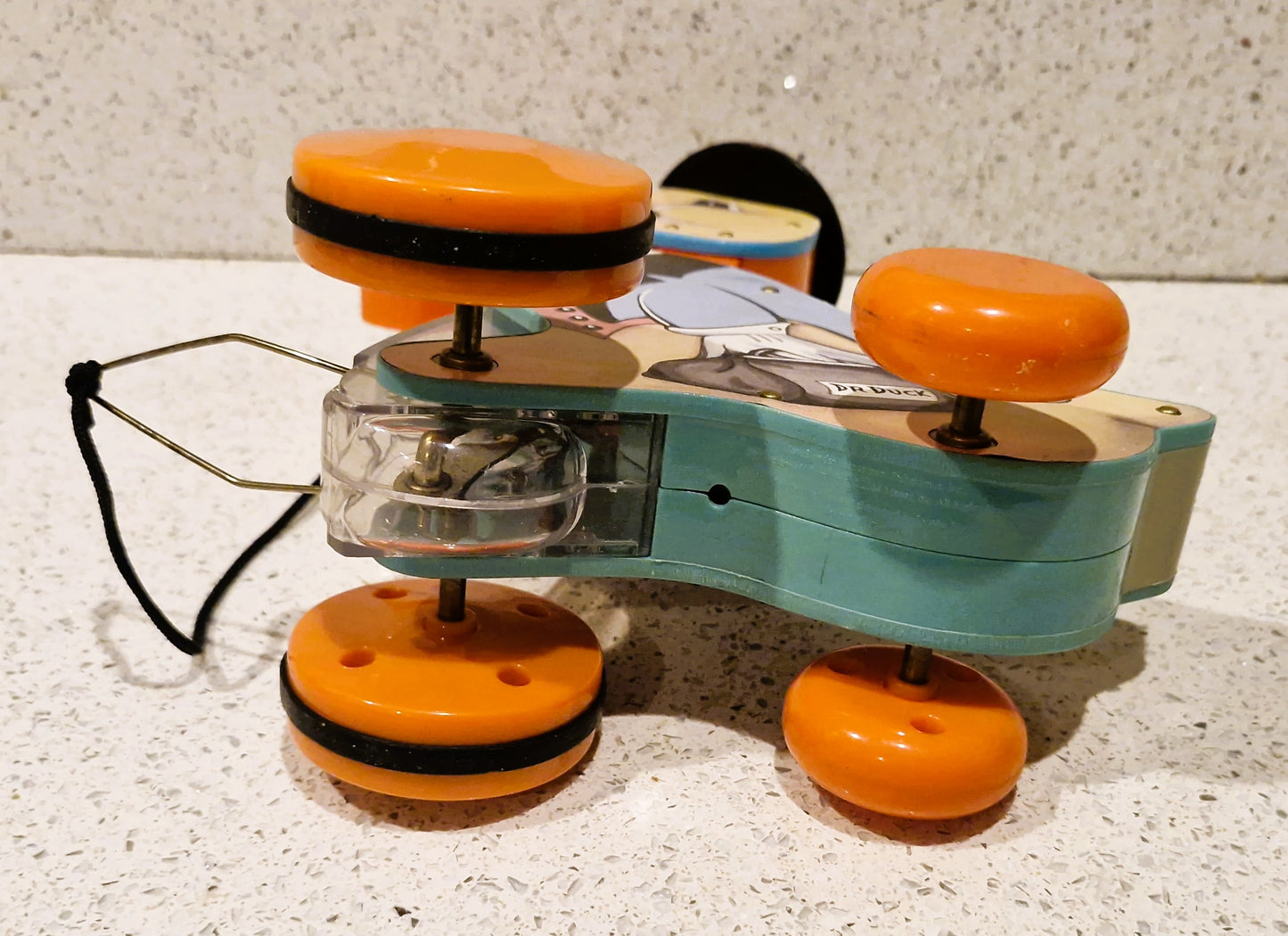 Vintage Fisher Price, Pull along Duck, Dr Doodle Duck, Quacking Duck Pull Toy