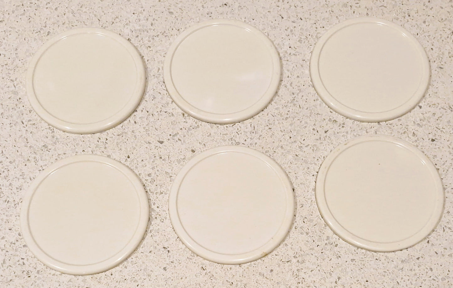 Set of Six Coasters, UK Garden Birds, with holder, Complete set of 6, 10cms 4"