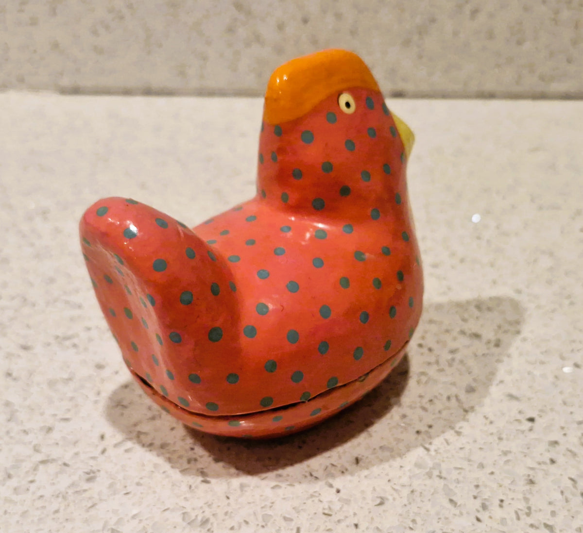 Chicken Shaped, wooden trinket box, Easter, Hen, Chicken, Easter gift, cute, quirky, hand painted