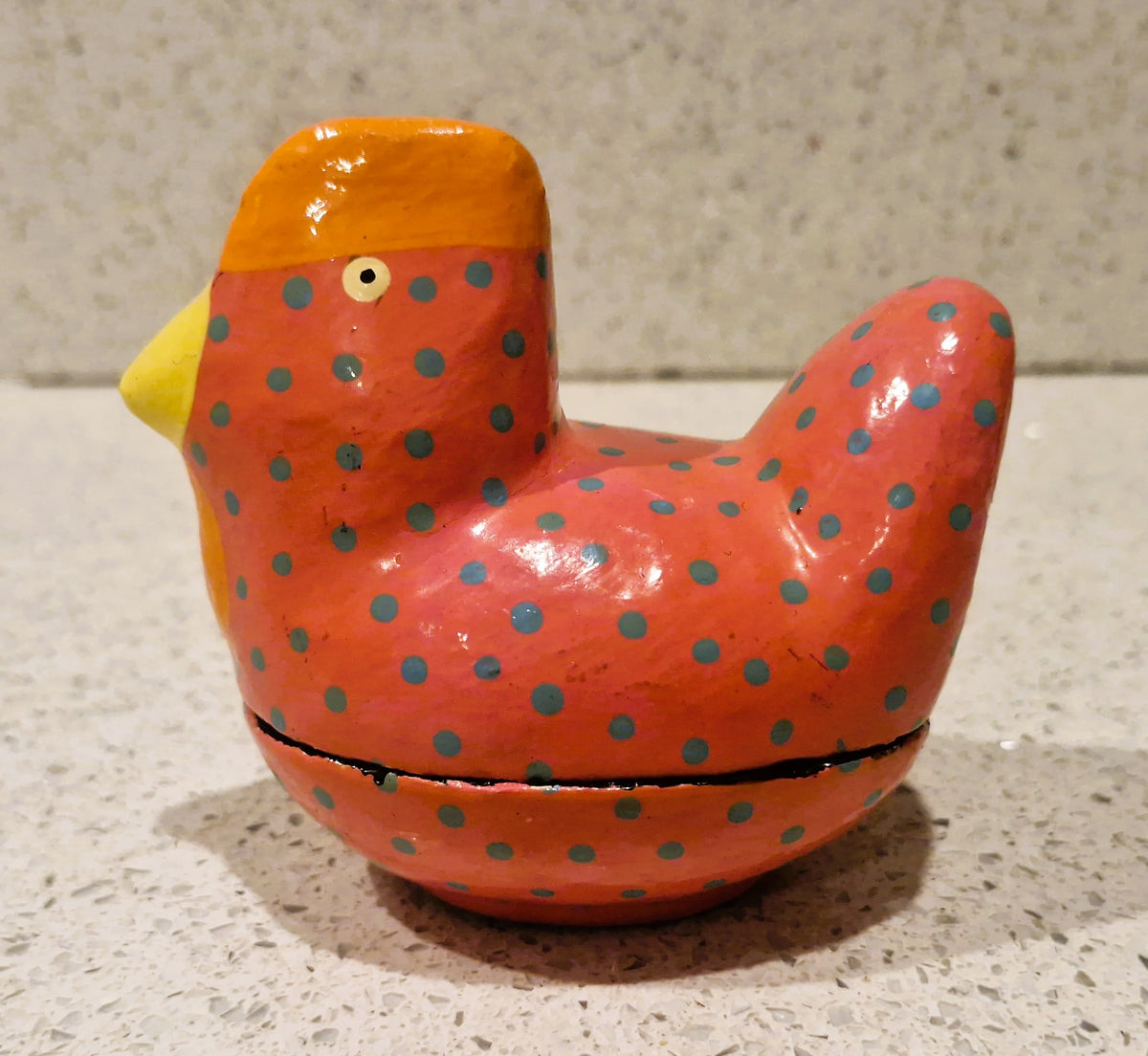 Chicken Shaped, wooden trinket box, Easter, Hen, Chicken, Easter gift, cute, quirky, hand painted