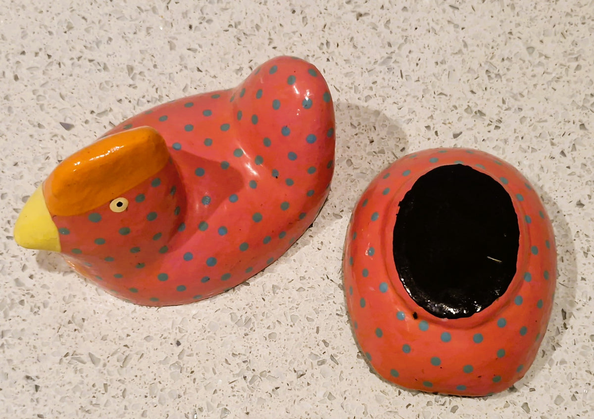 Chicken Shaped, wooden trinket box, Easter, Hen, Chicken, Easter gift, cute, quirky, hand painted