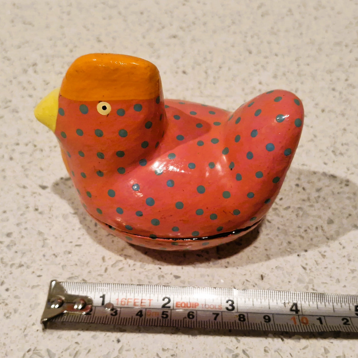 Chicken Shaped, wooden trinket box, Easter, Hen, Chicken, Easter gift, cute, quirky, hand painted
