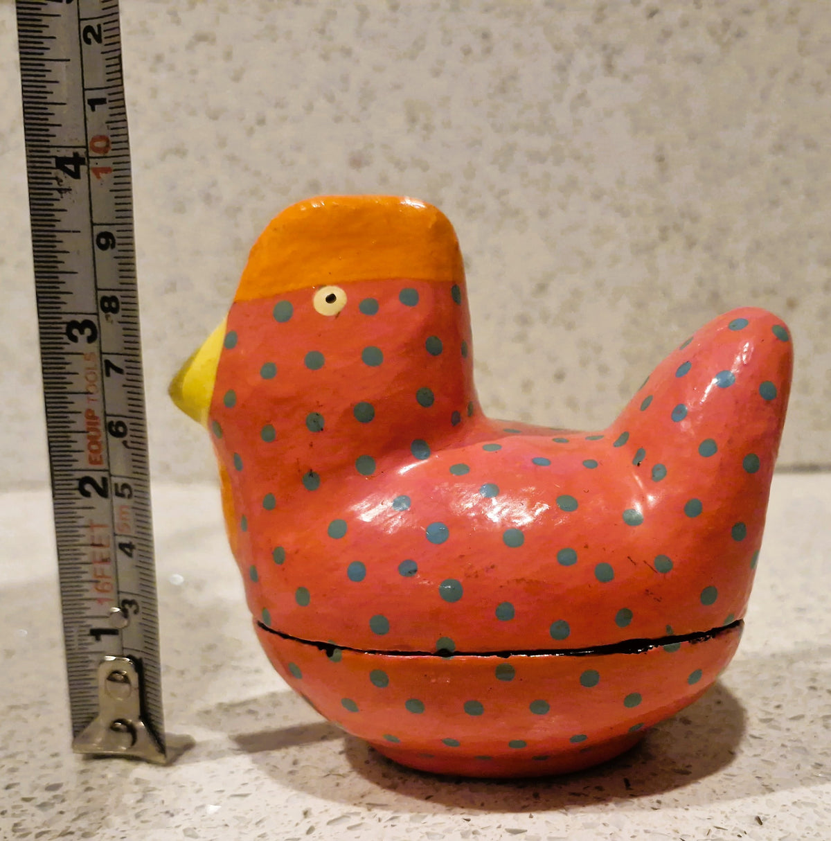 Chicken Shaped, wooden trinket box, Easter, Hen, Chicken, Easter gift, cute, quirky, hand painted