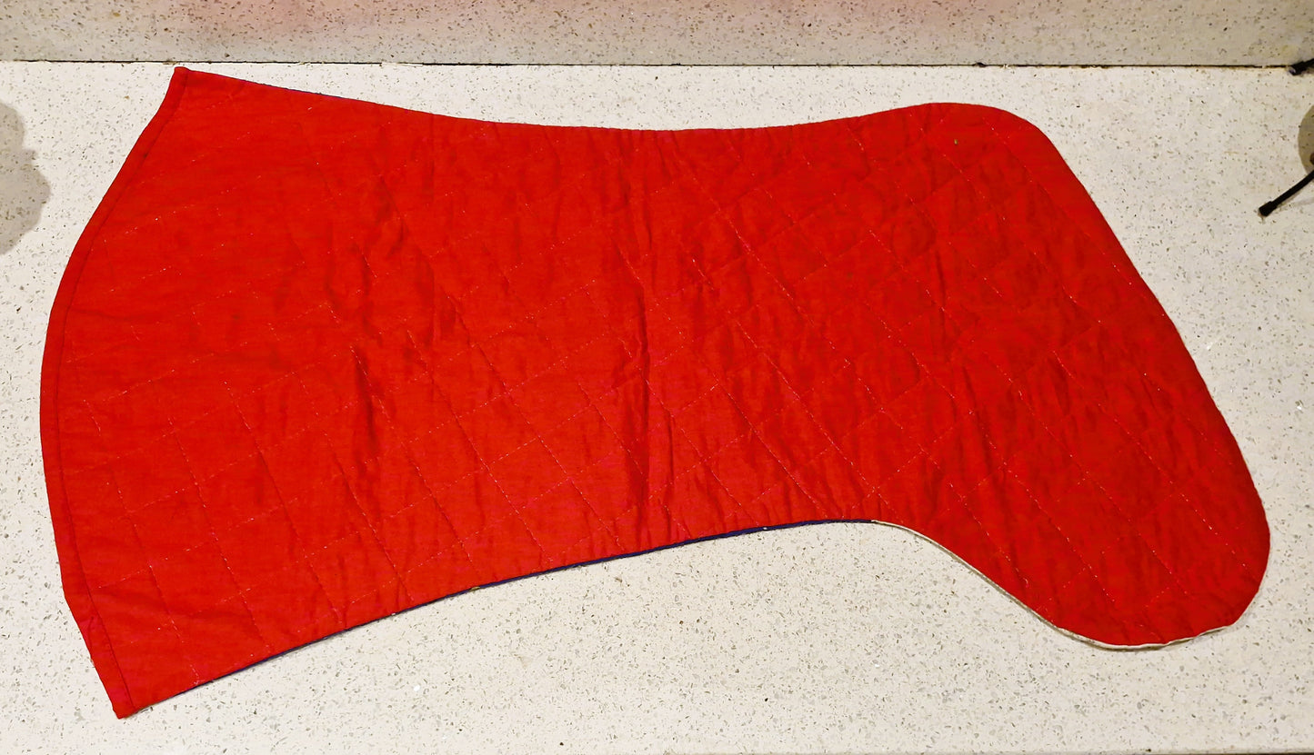 Quilted Large Christmas Stocking: Handmade Vintage Jumbo Xmas Sack, Huge, Santa