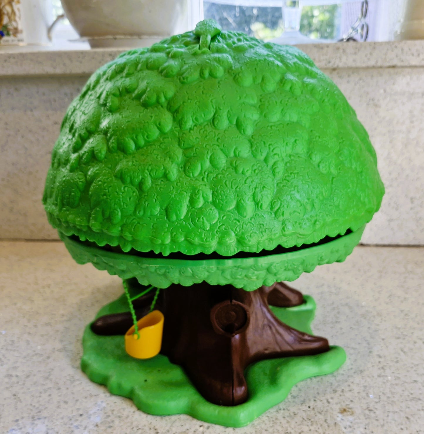 Vintage Palitoy Discovery Time Pop Up Tree House with Family & Car