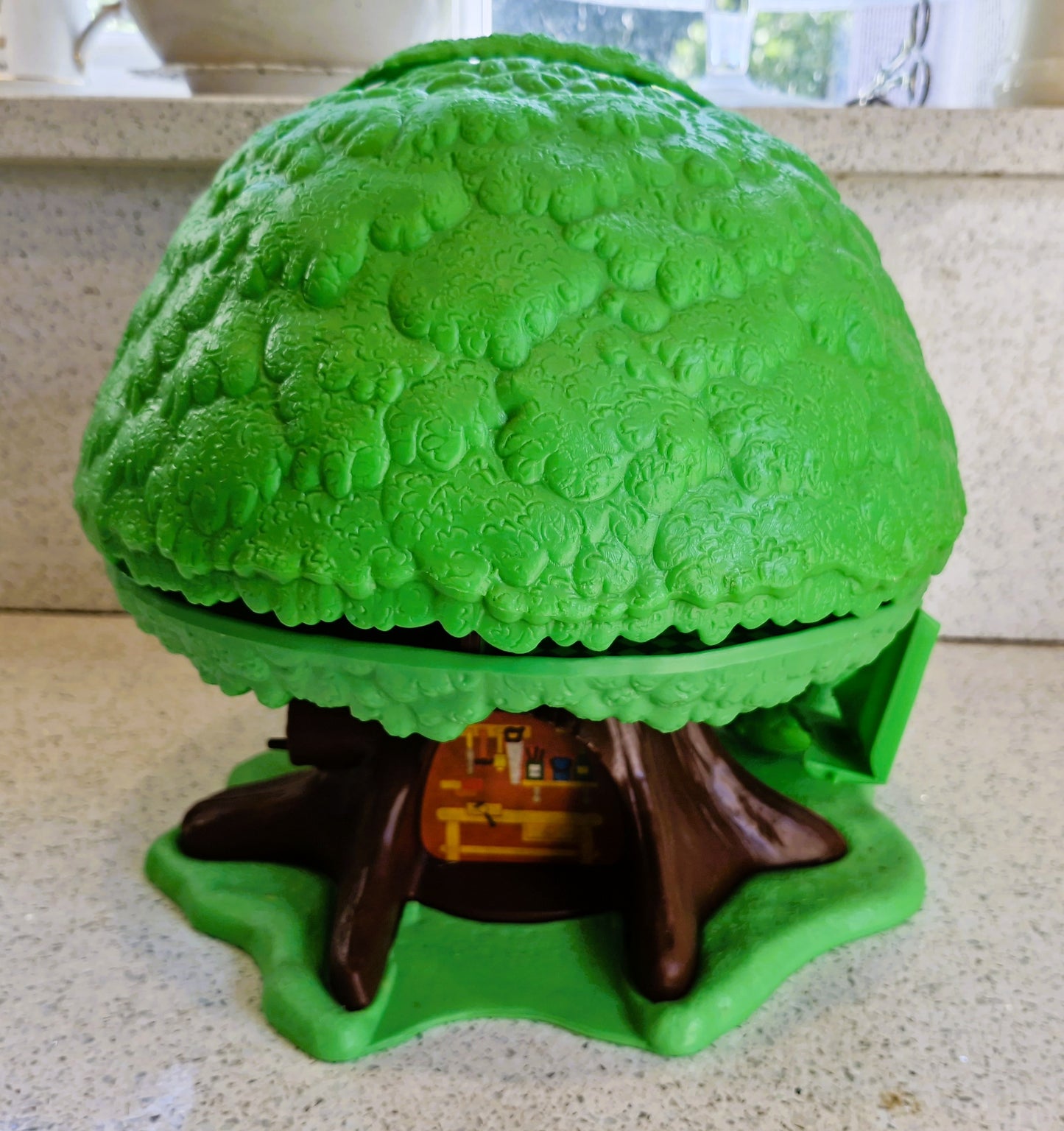 Vintage Palitoy Discovery Time Pop Up Tree House with Family & Car