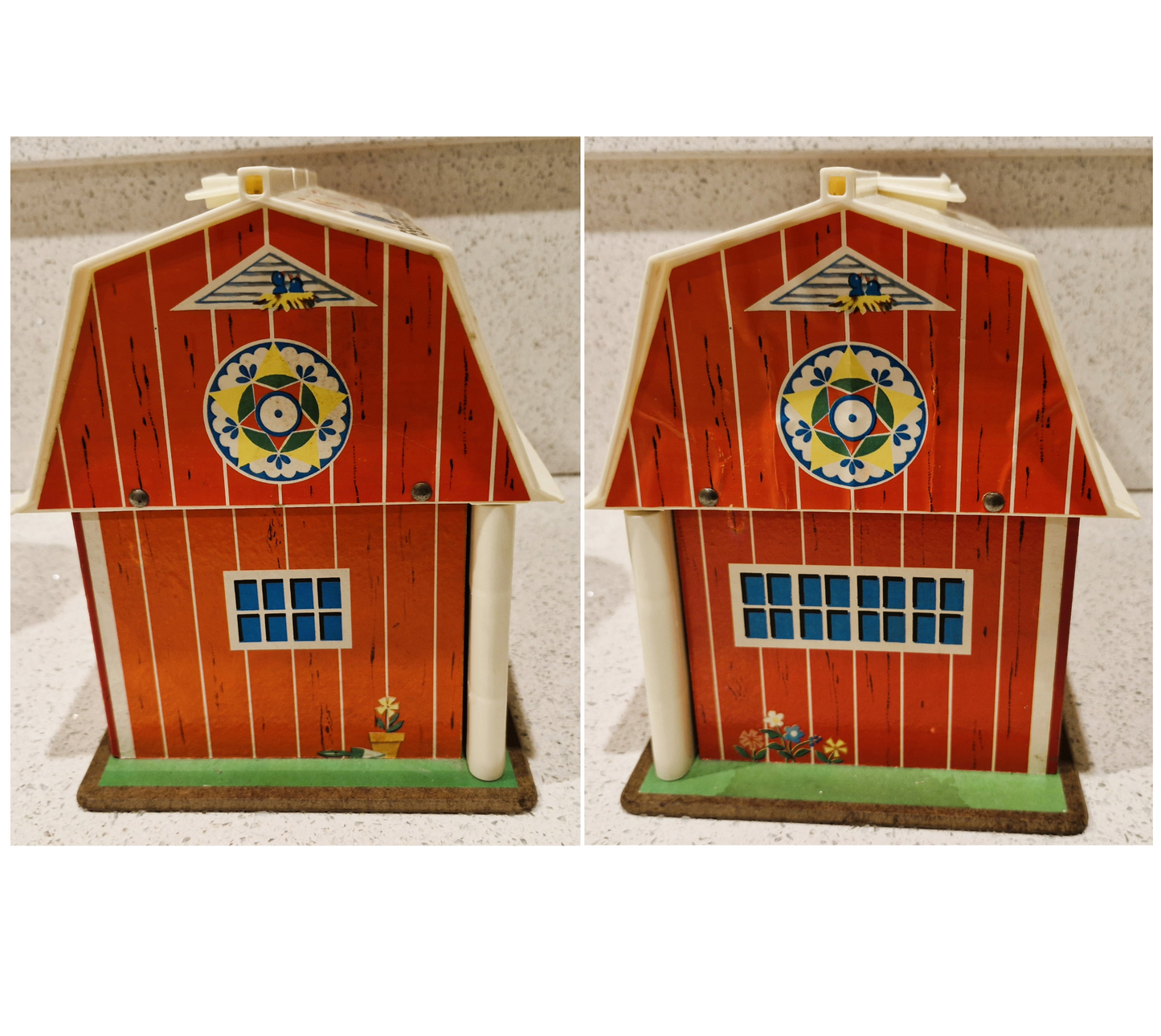Vintage, Fisher-Price Farm, 70s, Original, Silo, Complete, 1st Edition, Fisher Price Play Family Farm, Fisher-Price Play Family Farm