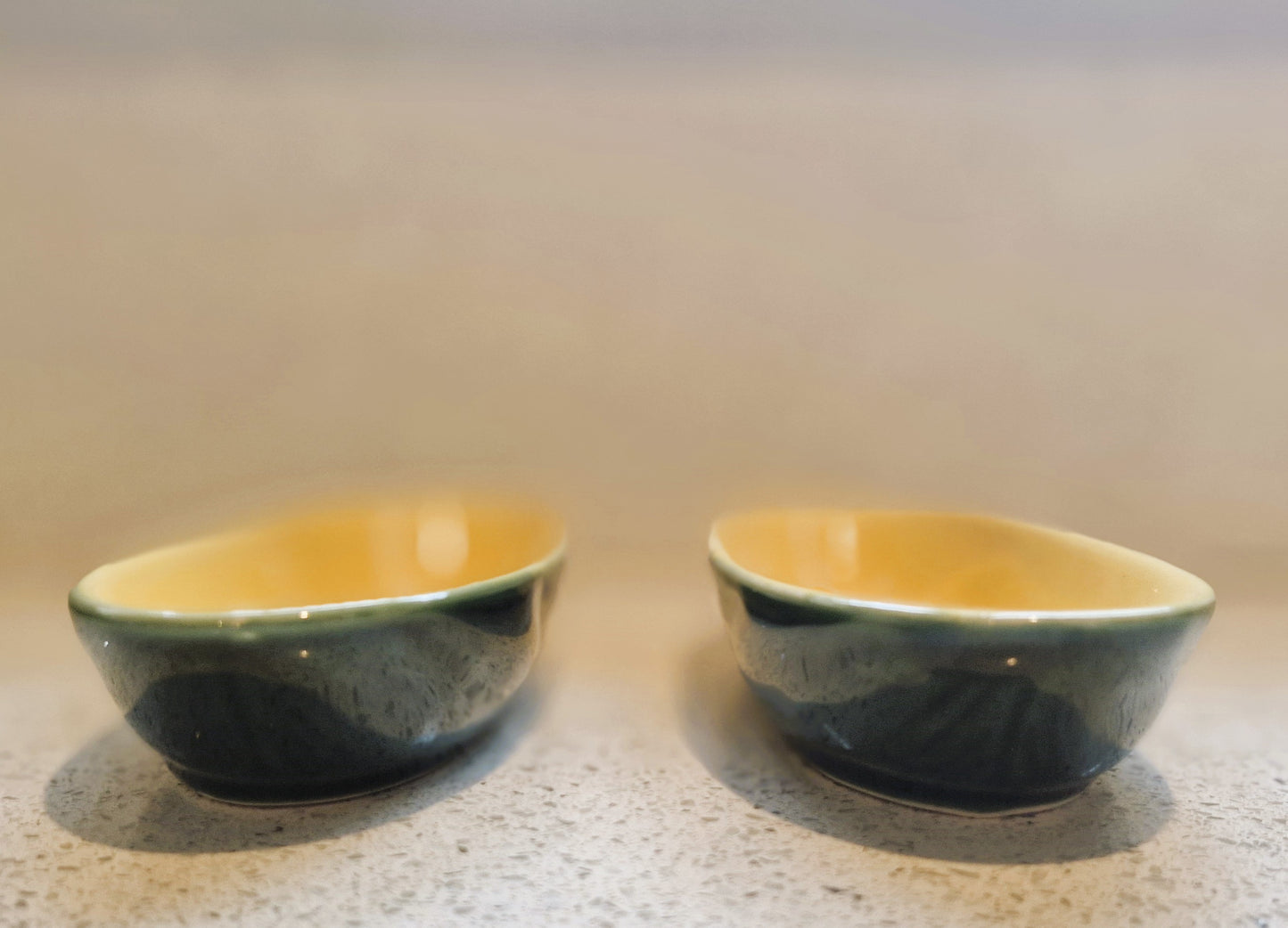 Corn on the Cob dishes, Majolica, Sagaform Sweetcorn dishes, Ceramic, Yellow and Green, Quirky, Boxed, Original, With Sweetcorn Forks