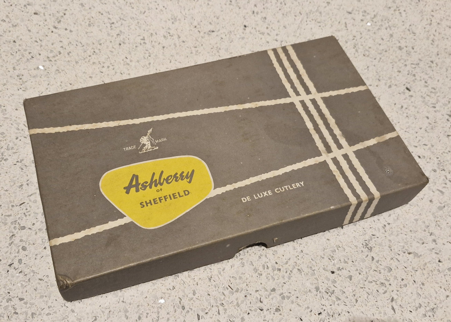Ashberry of Sheffield Cutlery, Vintage 1950s Cutlery, Desert Cutlery Set, Boxed, Dessert Cutlery, Mid Century Cutlery,