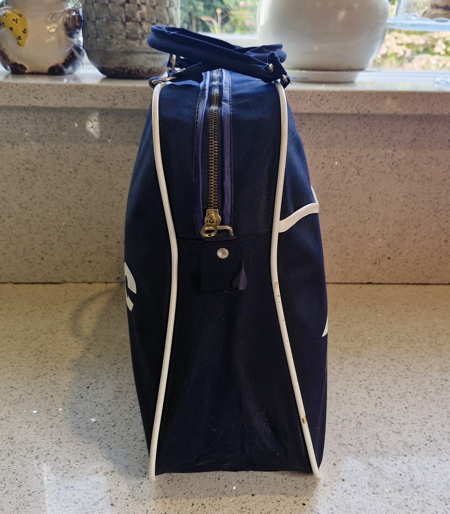 Vintage Airline Bag, BOAC, 1960s, 1970s, Flight Bag, Cabin Bag, Original, British Overseas Airways Corporation, British Airways, Bag