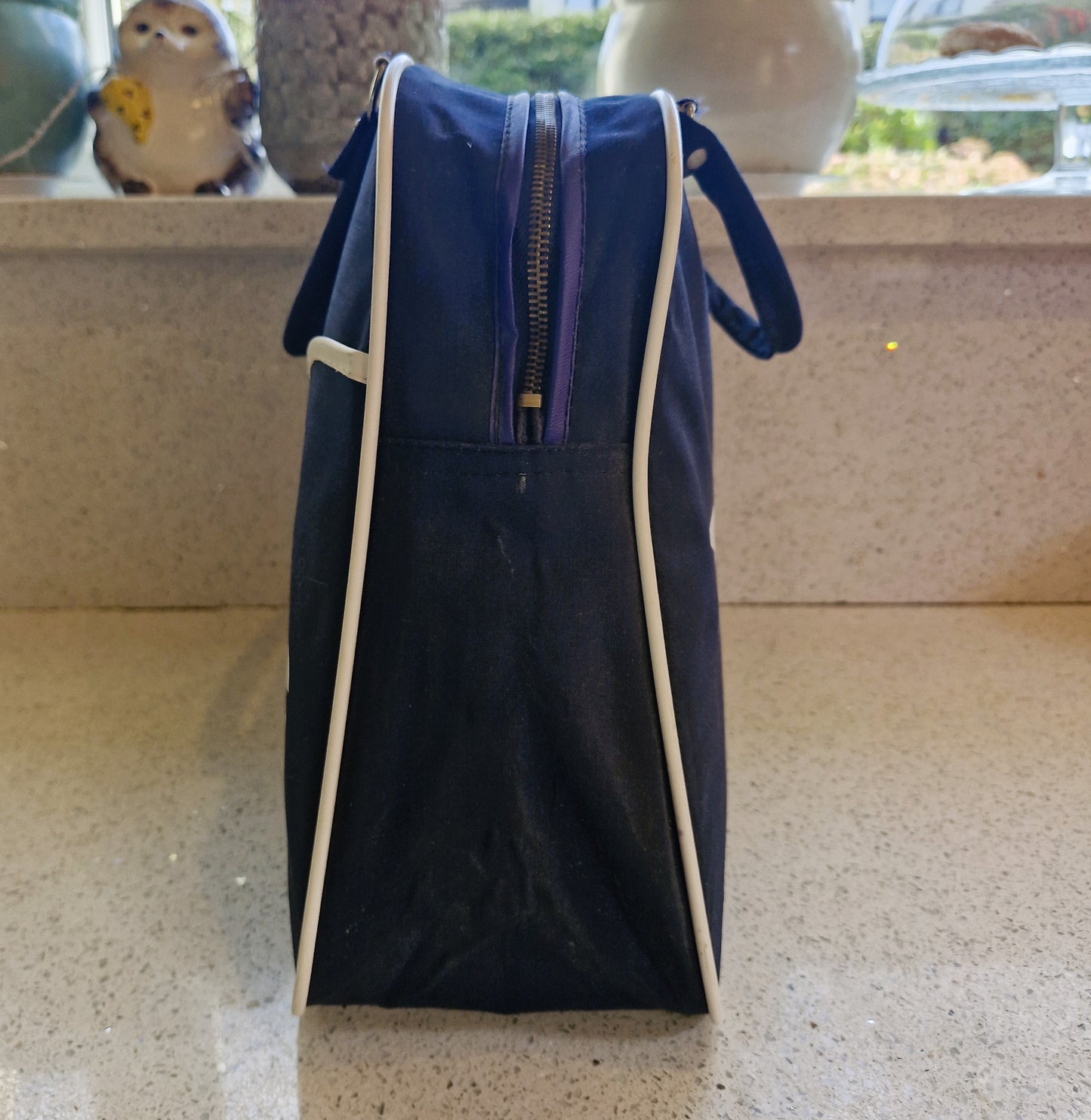 Vintage Airline Bag, BOAC, 1960s, 1970s, Flight Bag, Cabin Bag, Original, British Overseas Airways Corporation, British Airways, Bag