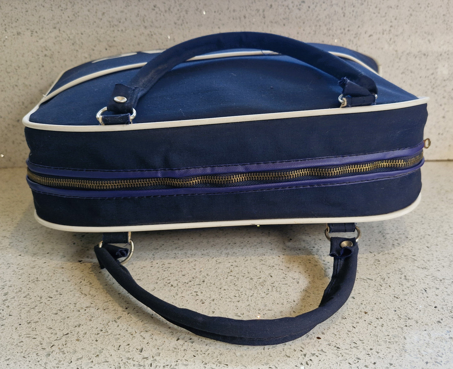 Vintage Airline Bag, BOAC, 1960s, 1970s, Flight Bag, Cabin Bag, Original, British Overseas Airways Corporation, British Airways, Bag