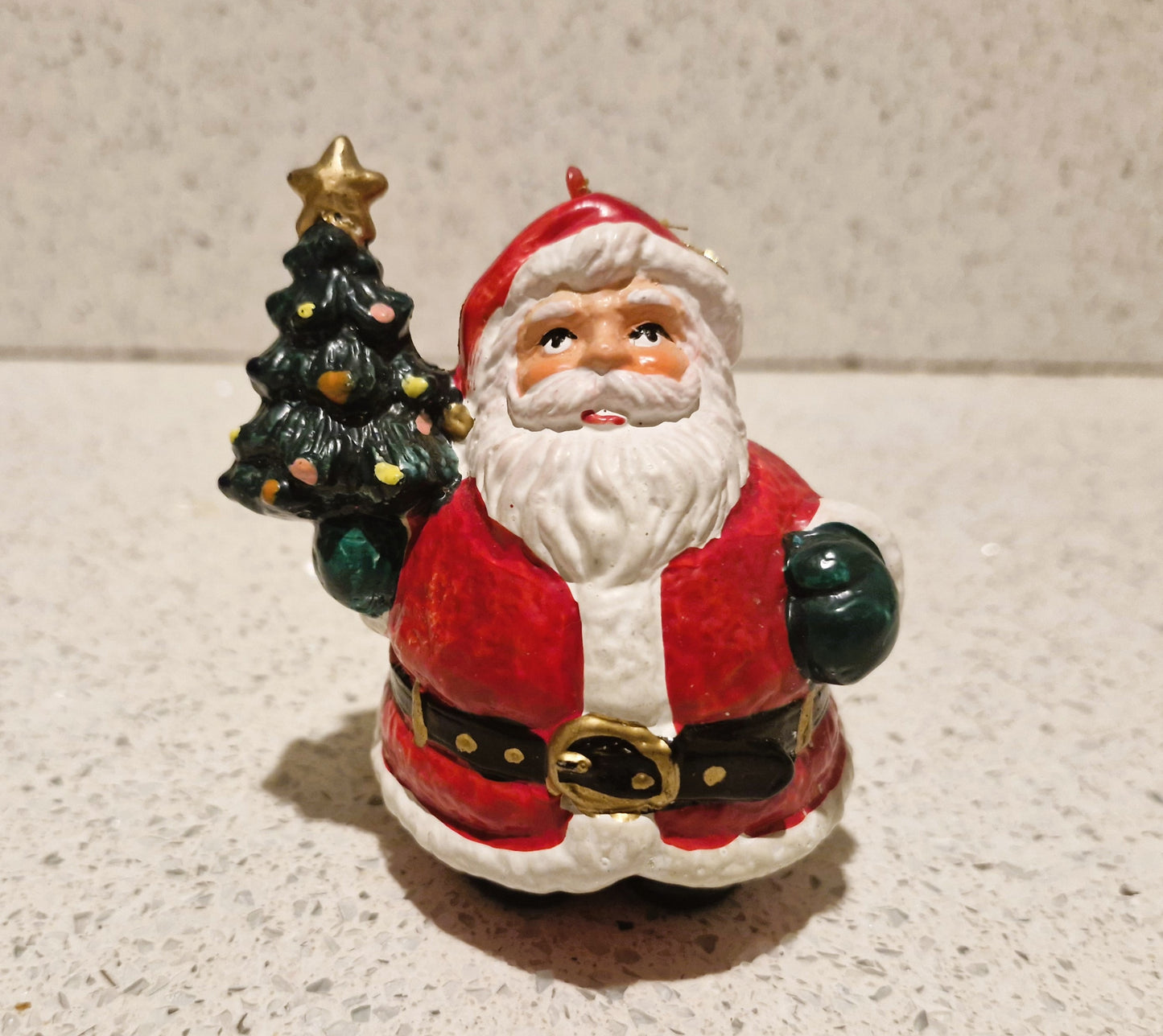 Vintage Christmas Tree Decoration, Vintage Christmas Decorations, Vintage, Santa, tree decoration, hanging, Papier Mache