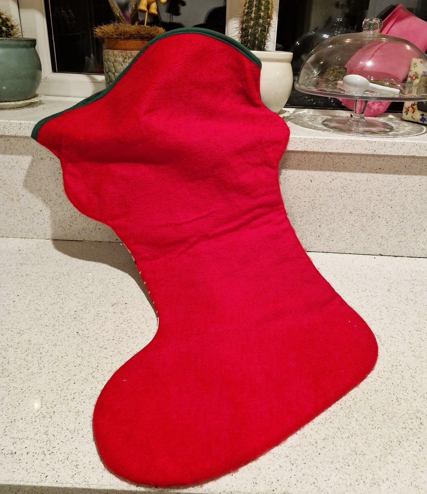 Large Christmas Stocking, Large Vintage Christmas Stocking, Large Xmas Stockings, Vintage Christmas Stockings (Copy) (Copy)