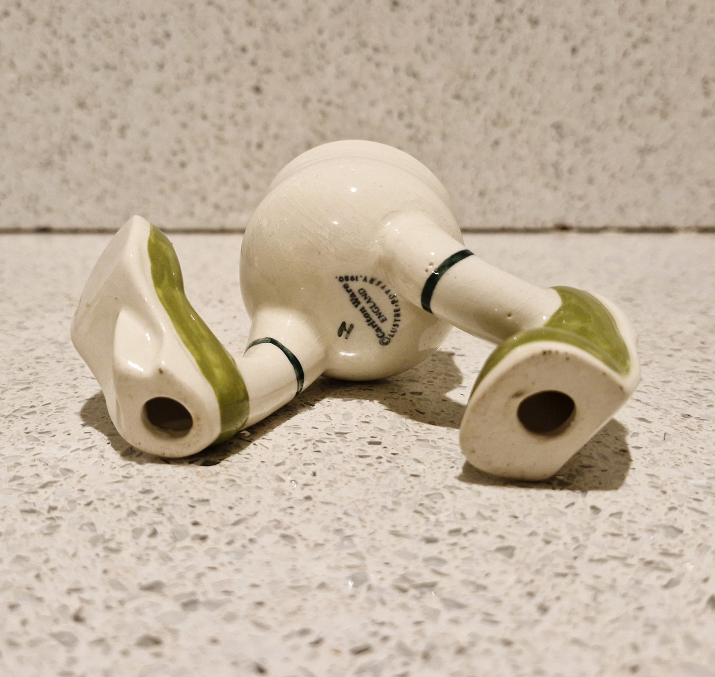 Carlton ware, Vintage, Egg Cup on Legs, Feet, Original, 60s , Walking egg cups, running egg cup, Ceramic, Great Gift, Jogger, Runner