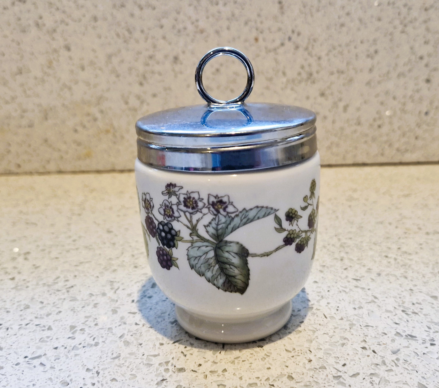 Royal Worcester Egg Coddler, Royal Worcester, King Size, Xl, Large, Double, Egg Coddler, Coddler, Elegant Blackberry, Bramble, Berries