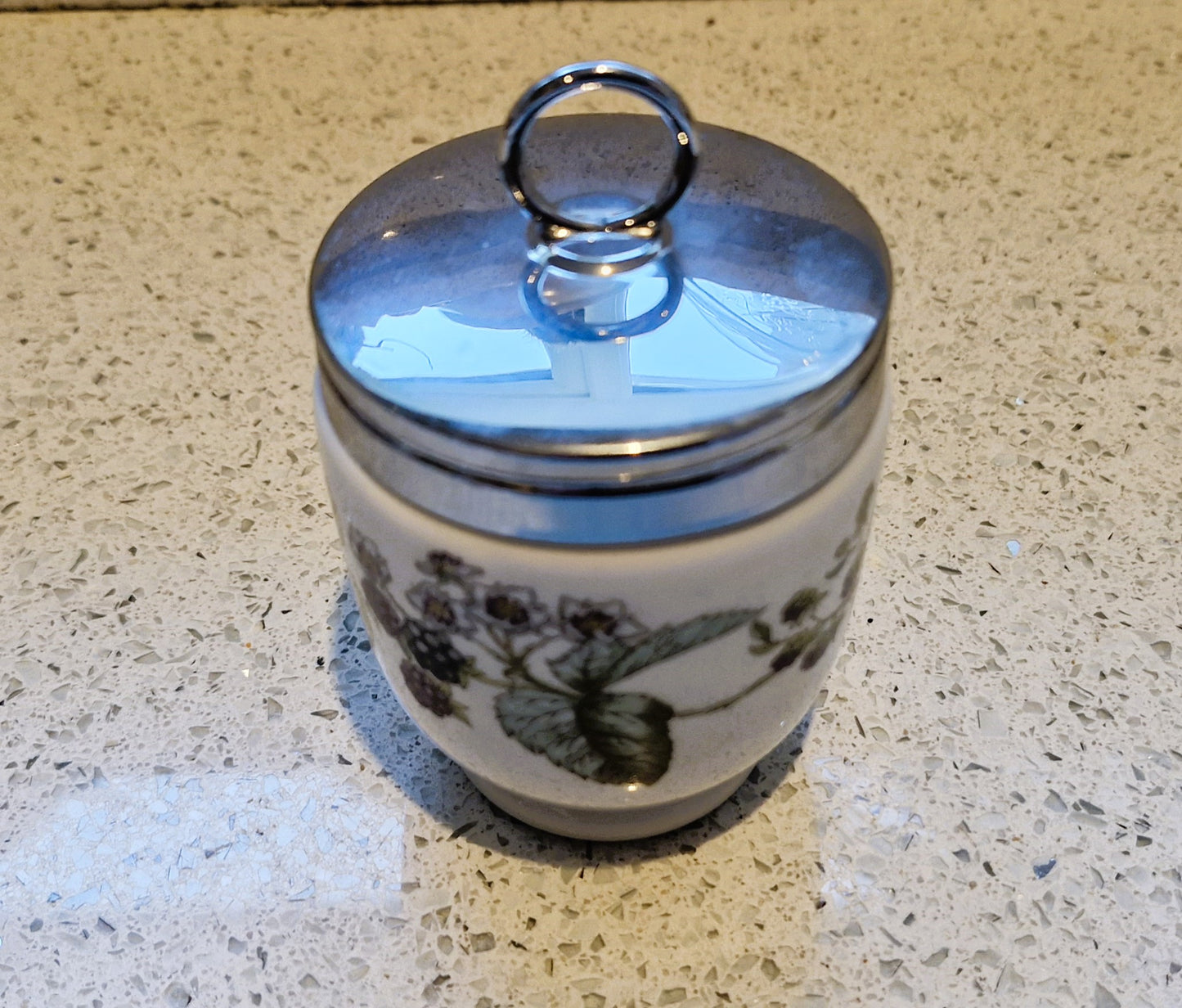 Royal Worcester Egg Coddler, Royal Worcester, King Size, Xl, Large, Double, Egg Coddler, Coddler, Elegant Blackberry, Bramble, Berries