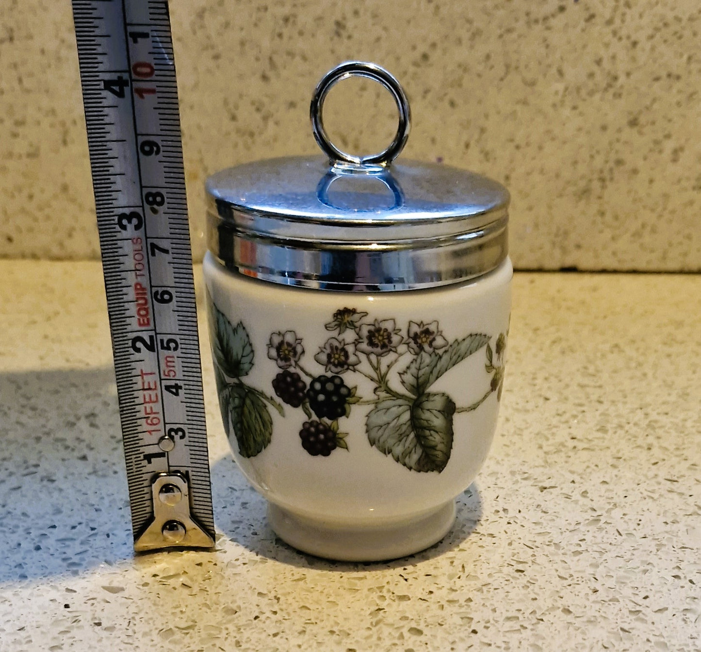 Royal Worcester Egg Coddler, Royal Worcester, King Size, Xl, Large, Double, Egg Coddler, Coddler, Elegant Blackberry, Bramble, Berries
