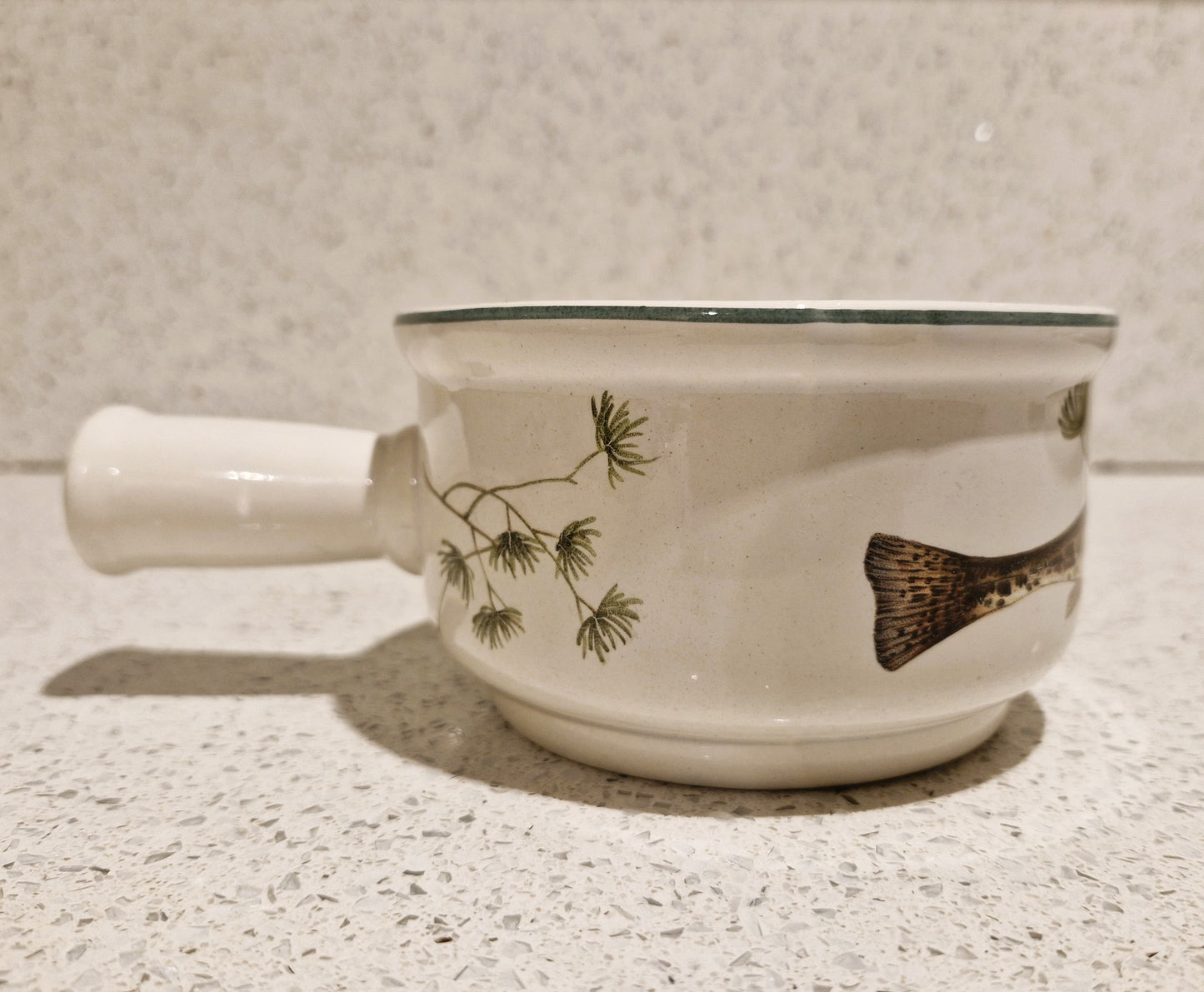 Fish Sauce Jug, Old English Ironstone,  Sauce Boat, Simpsons, English Ironstone, Spined Loach, Fish, Serving, Course Fishing,  Fly Fisherman