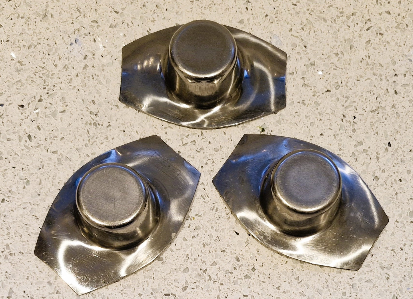 Vintage Chichester Stainless Steel Egg Cup with Handle - MCM Design