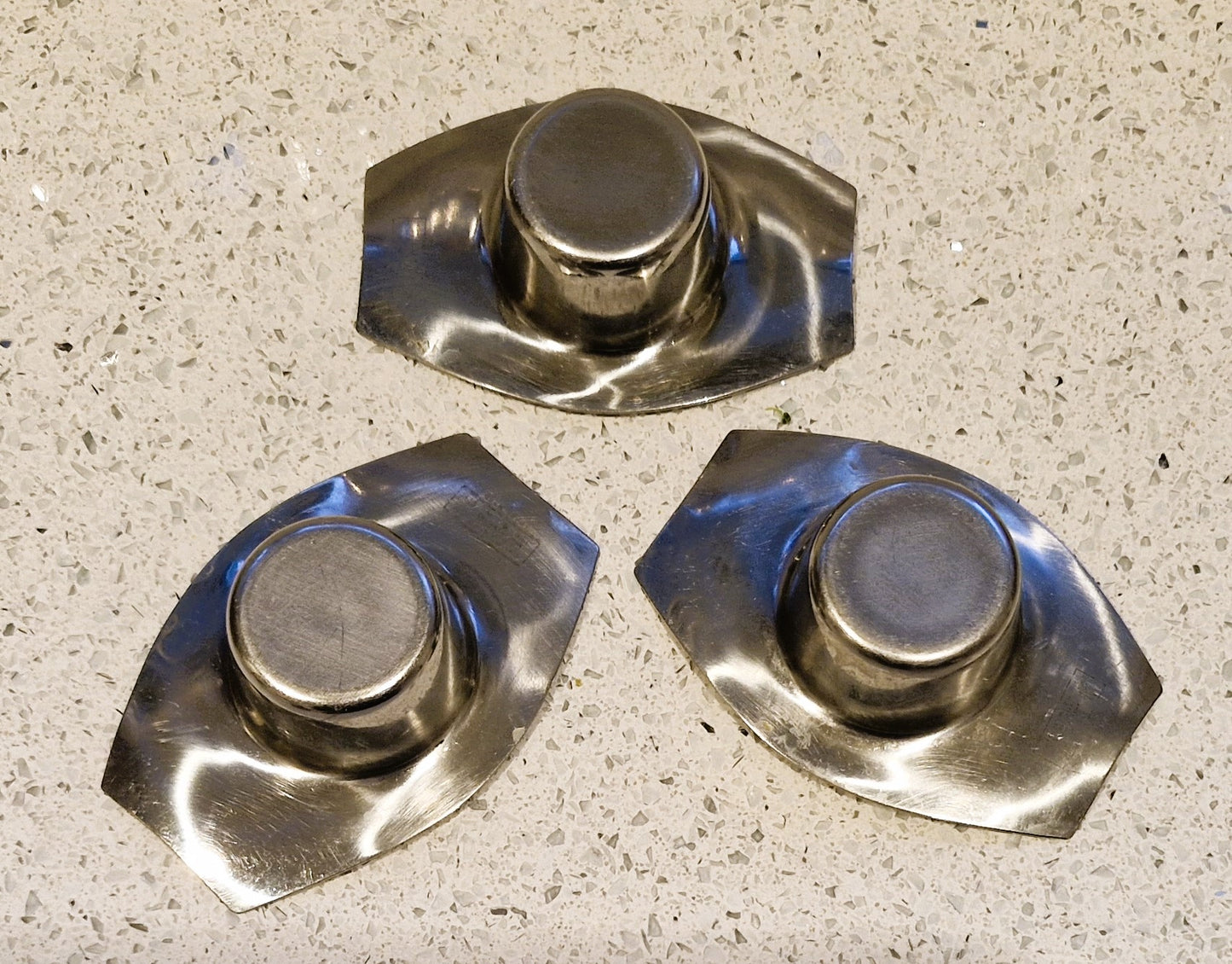 Vintage Chichester Stainless Steel Egg Cup with Handle - MCM Design