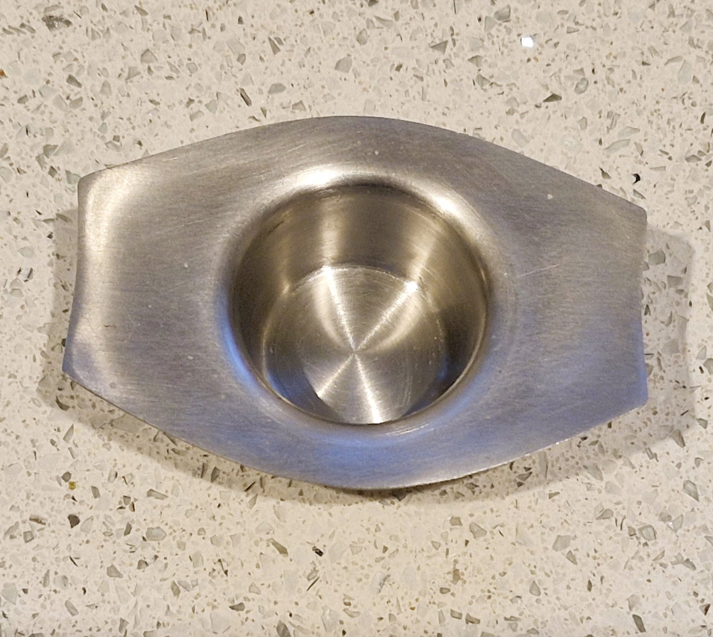 Vintage Chichester Stainless Steel Egg Cup with Handle - MCM Design