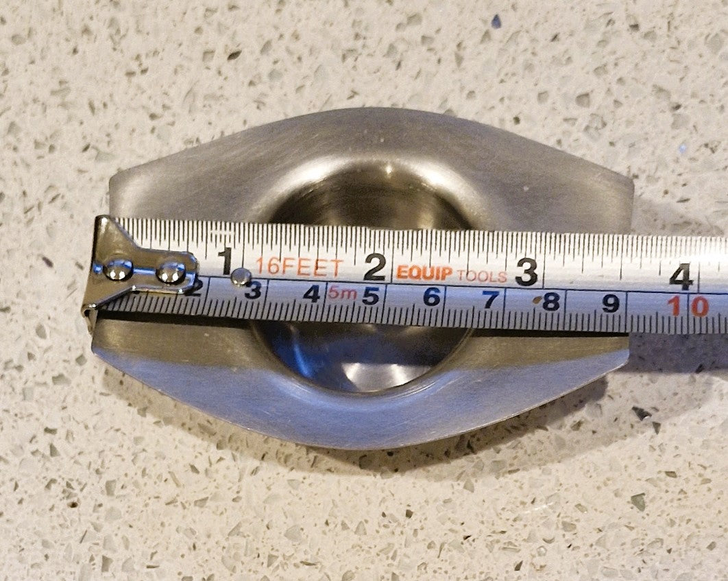 Vintage Chichester Stainless Steel Egg Cup with Handle - MCM Design