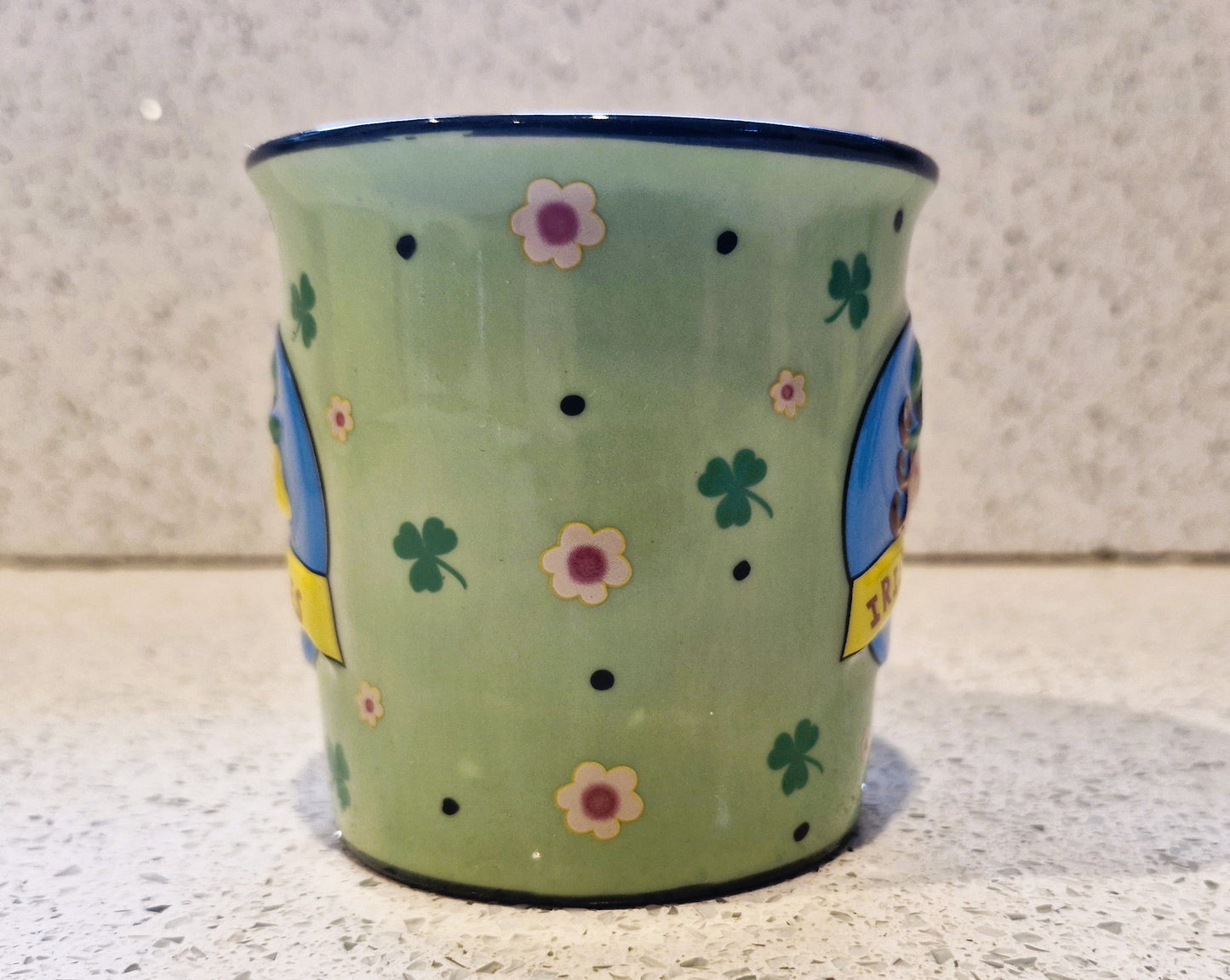 Vintage Irish Mates Mug: Quirky Leprechaun Luck Gift