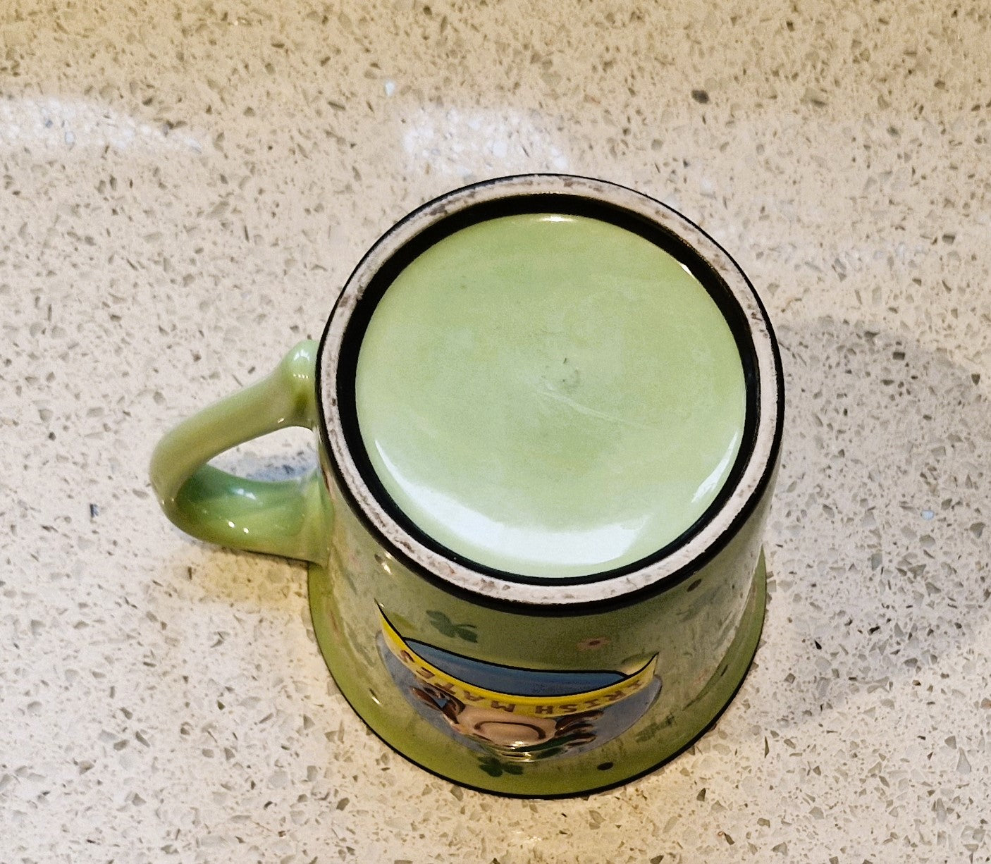 Vintage Irish Mates Mug: Quirky Leprechaun Luck Gift