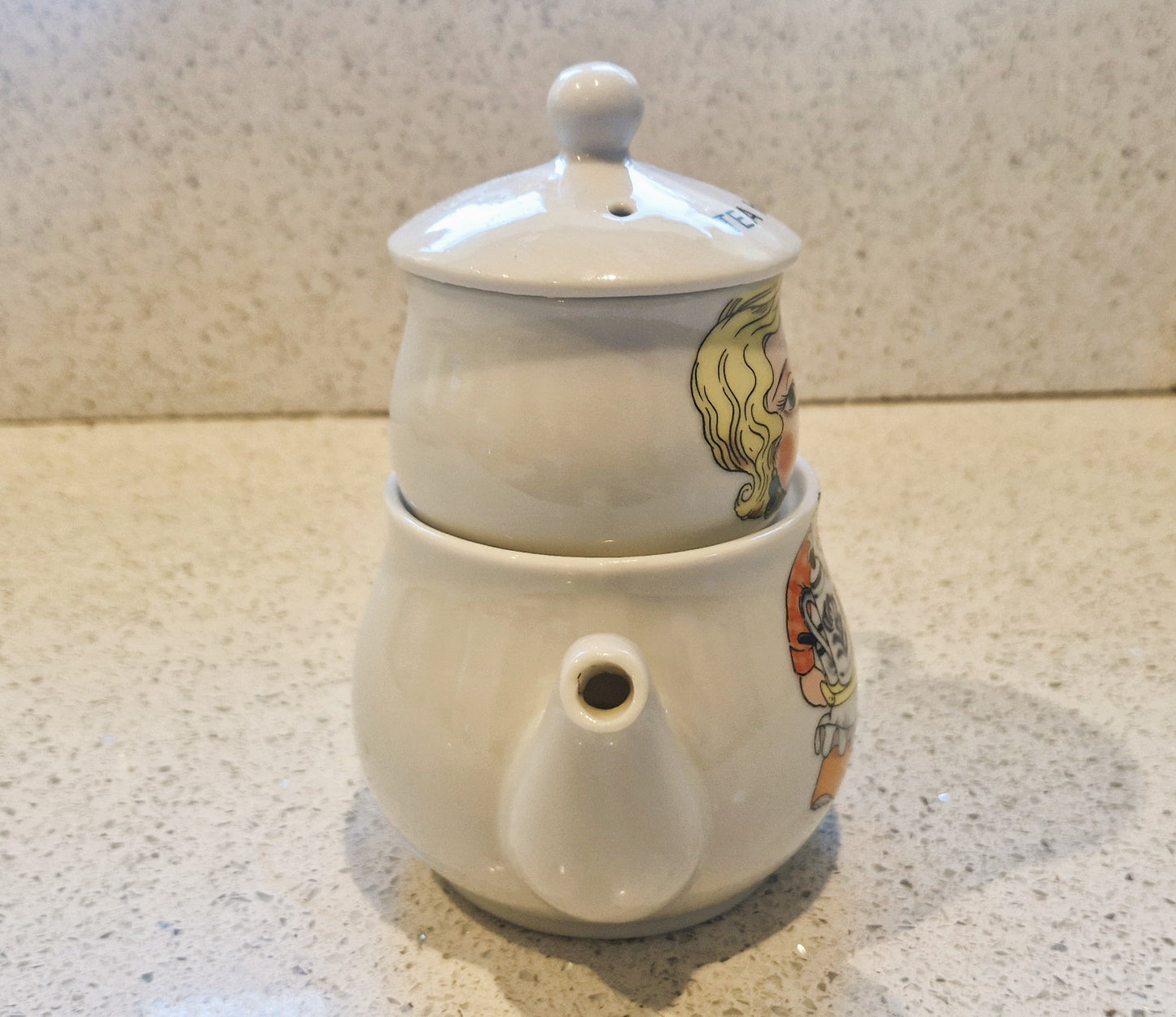 Mother Day Gift, Tea for Mother, Afternoon Tea, Kitsch, Quirky, Vintage, Novelty Teapot, 'Tea for Mother', Stackable, Tea Set,