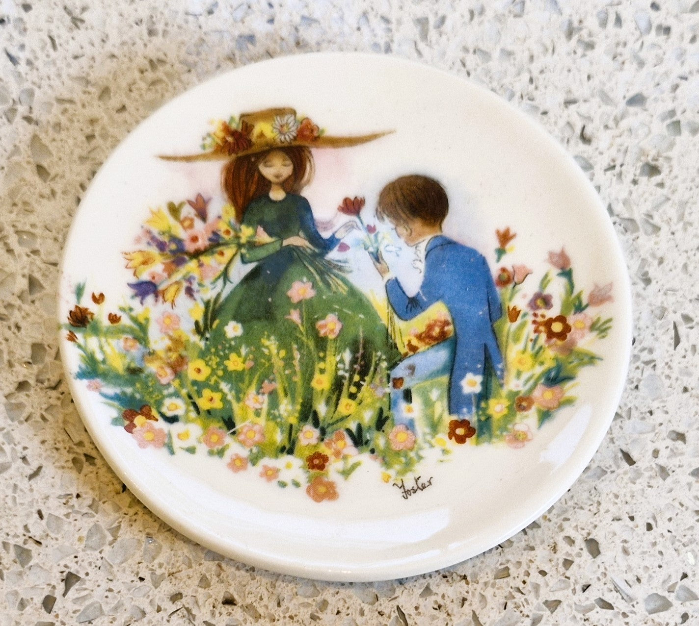 Kitsch Quirky little Dish, Pin DIsh, Ring Dish,
