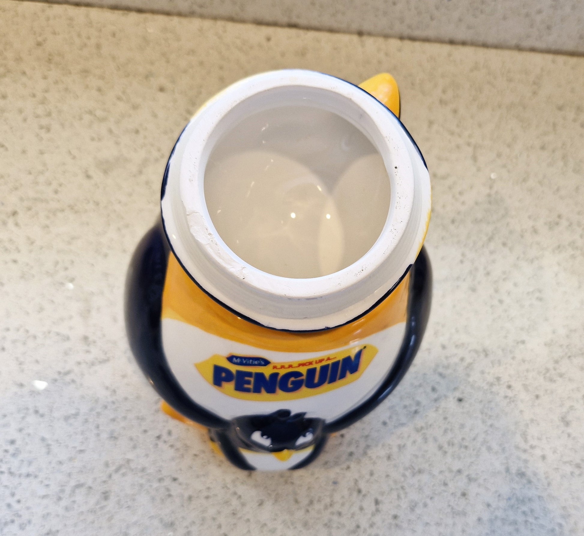 McVities, Advertising, Cookie Jar, Penguin cookie jar, 90s, Penguin Bars, Pick up a penguin, 80s