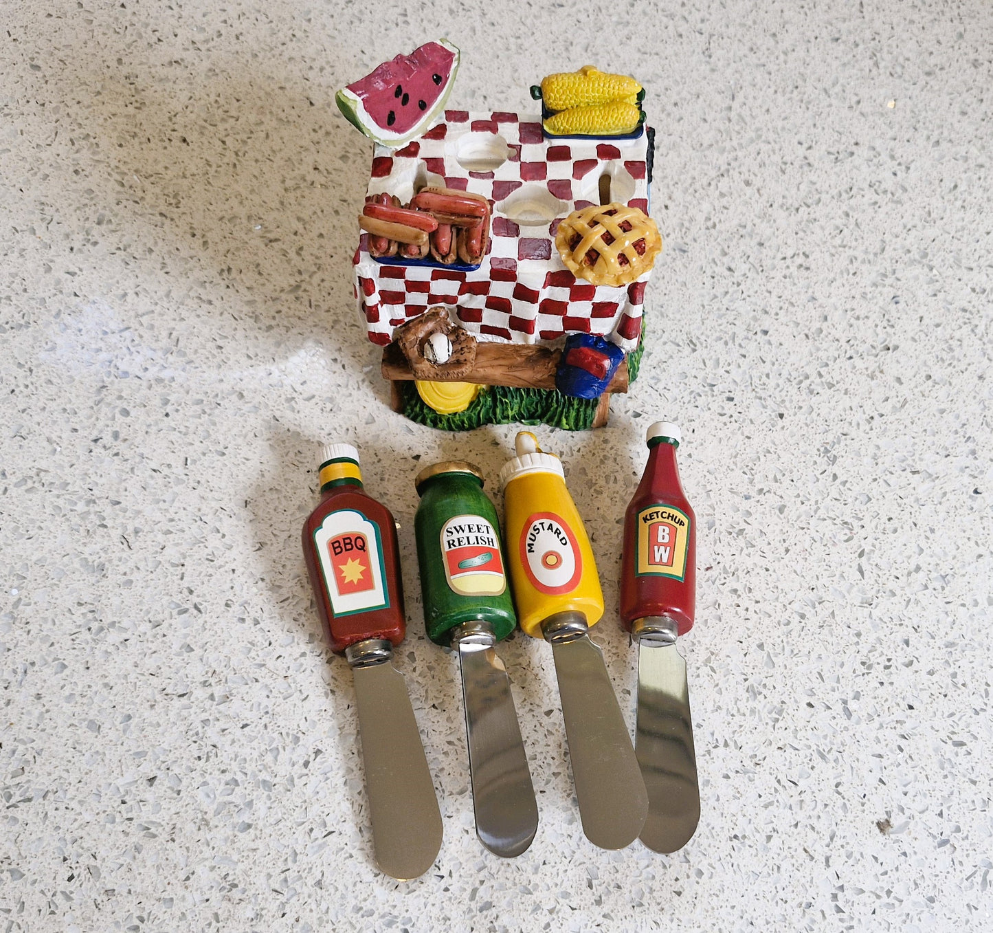 Vintage Boston Warehouse Spreader House: Picnic Condiment Set