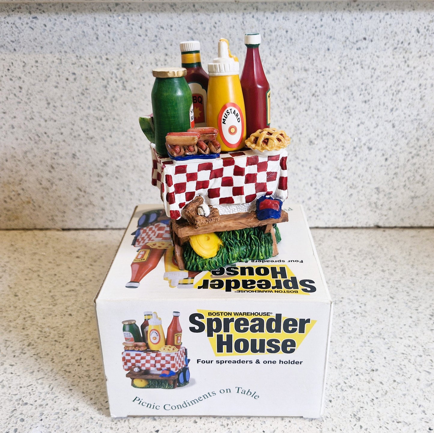Vintage Boston Warehouse Spreader House: Picnic Condiment Set