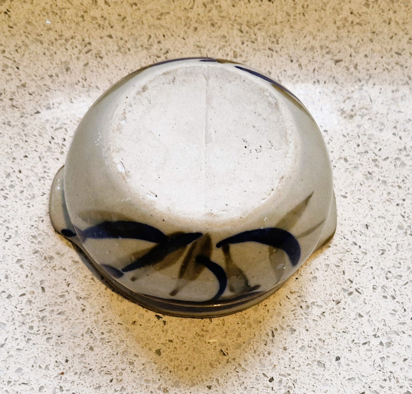 Vintage, Salt Glaze Bowl, Small Salt Glaze Bowl, Blue, Pottery, Vintage Pottery Bowl, Organic design, Porridge bowl,