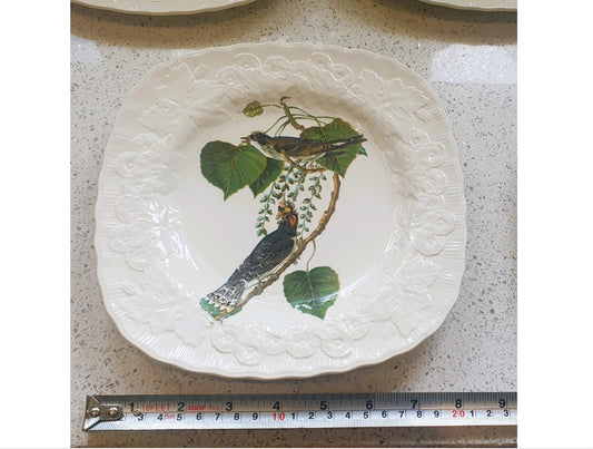 Alfred Meakin Porcelain Plates, Audubon's BIRD of AMERICA Series, King Bird, Made in England