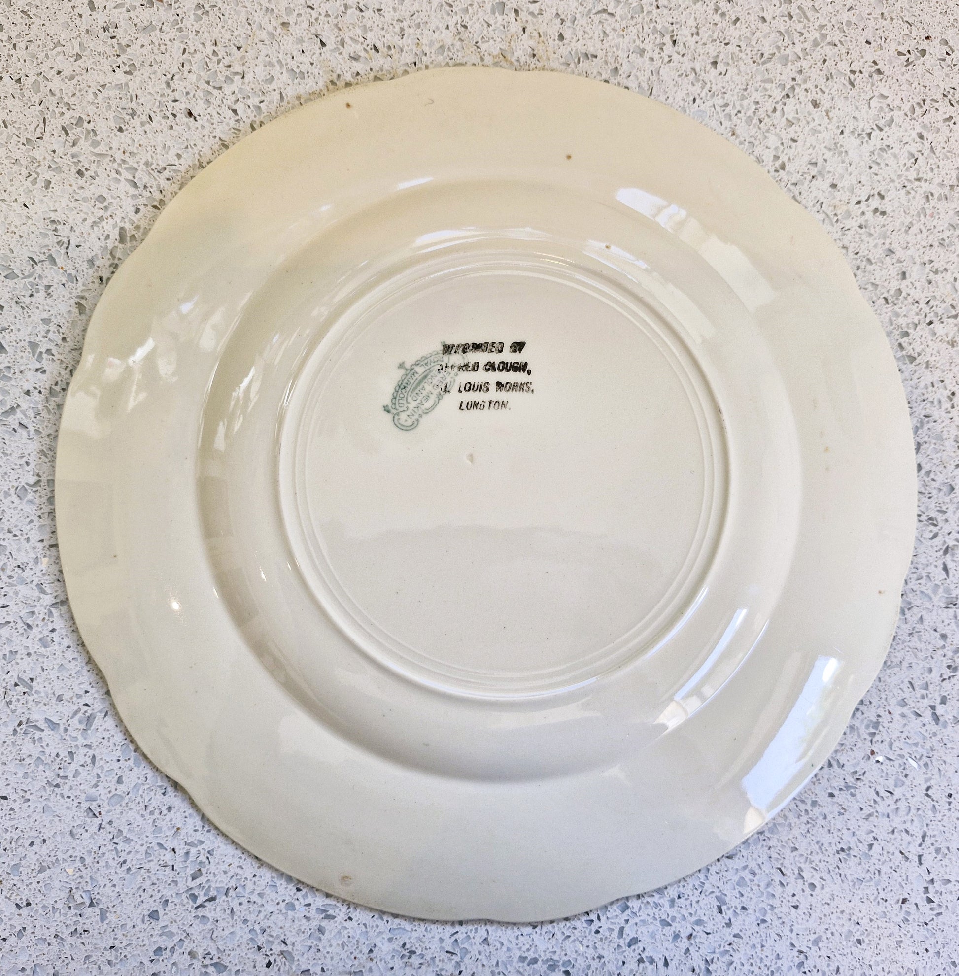 Alfred Meakin, Plates, Clough Plates, Alfred Clough, Made in England, Art Deco Hand Painted Plates, Longton, England 