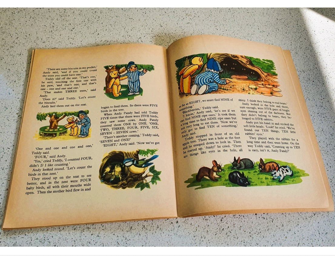 Andy Pandy Annual, Andy Pandy Treasure Box, Book, Vintage Children's Books, English, 